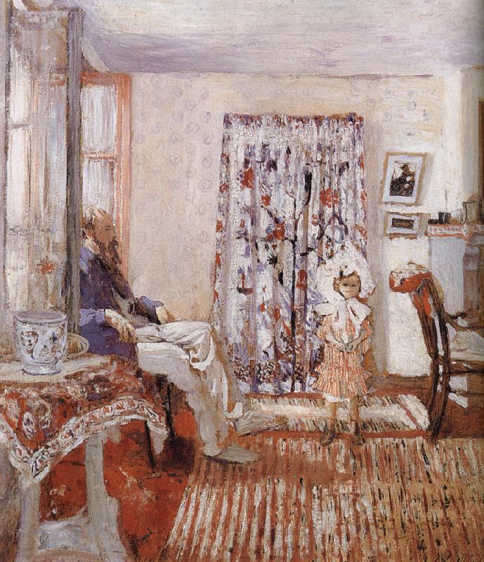 Edouard Vuillard The LuSaiEr sitting by the window